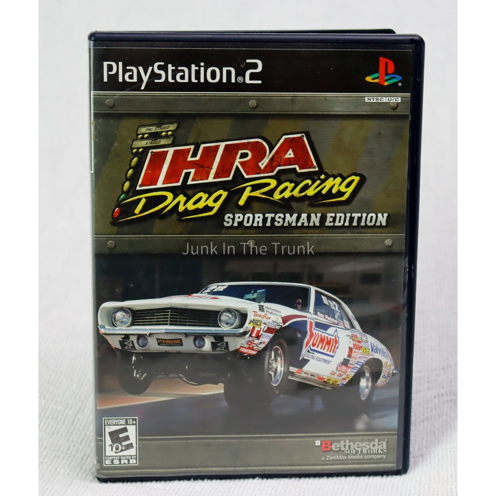 IHRA Drag Racing: Sportsman Edition (PlayStation 2, 2006) PS2 Game Complete!